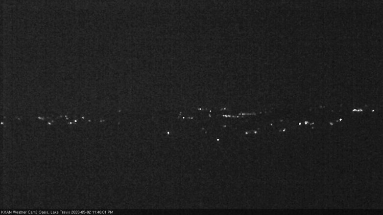 Lake Travis webcam, May 2, 2020 11:45 PM CT