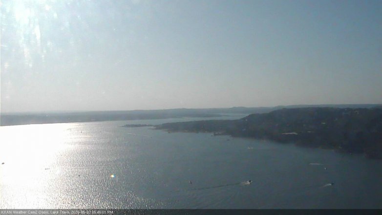 Lake Travis webcam, May 3, 2020 5:45 PM CT