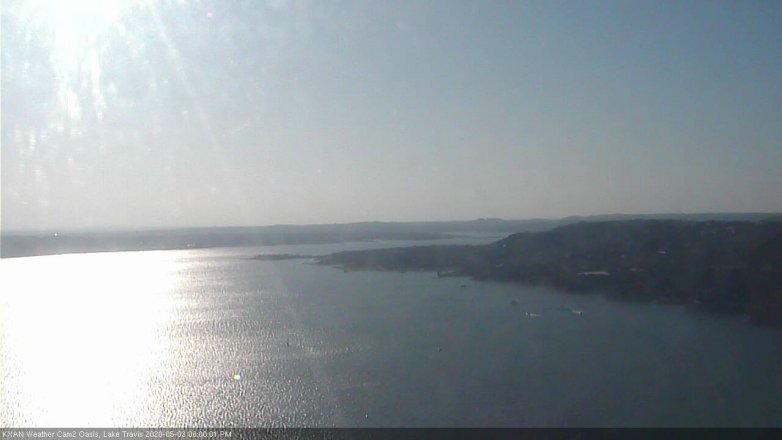 Lake Travis webcam, May 3, 2020 6:00 PM CT