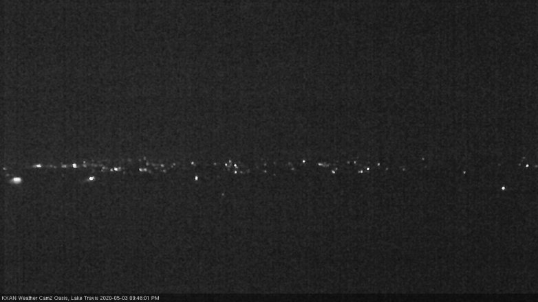 Lake Travis webcam, May 3, 2020 9:45 PM CT