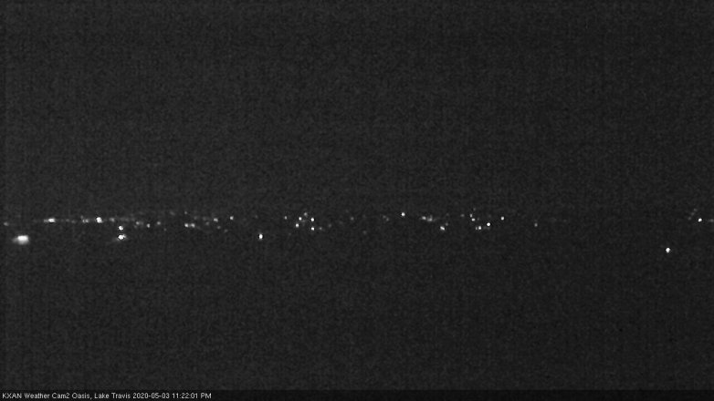 Lake Travis webcam, May 3, 2020 11:25 PM CT