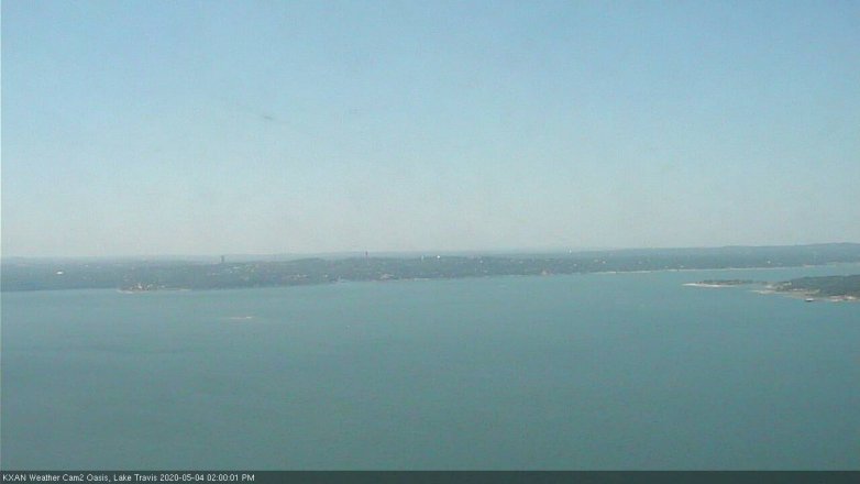 Lake Travis webcam, May 4, 2020 2:00 PM CT