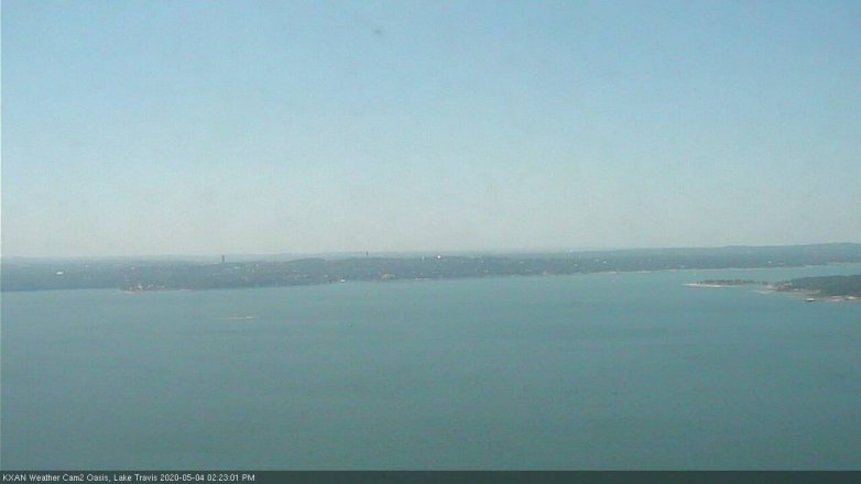 Lake Travis webcam, May 4, 2020 2:25 PM CT