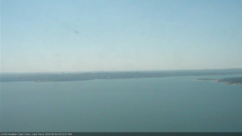 Lake Travis webcam, May 4, 2020 3:25 PM CT