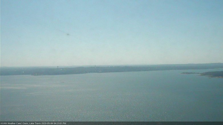 Lake Travis webcam, May 4, 2020 4:25 PM CT
