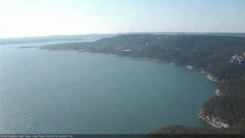 Lake Travis webcam, May 4, 2020 4:45 PM CT