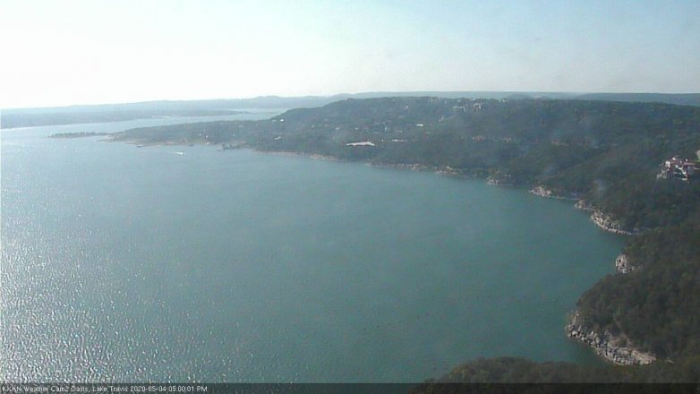 Lake Travis webcam, May 4, 2020 5:00 PM CT