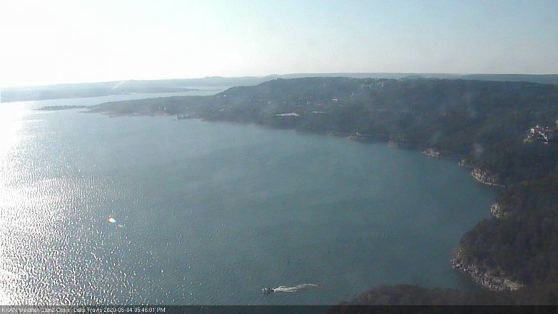 Lake Travis webcam, May 4, 2020 5:45 PM CT