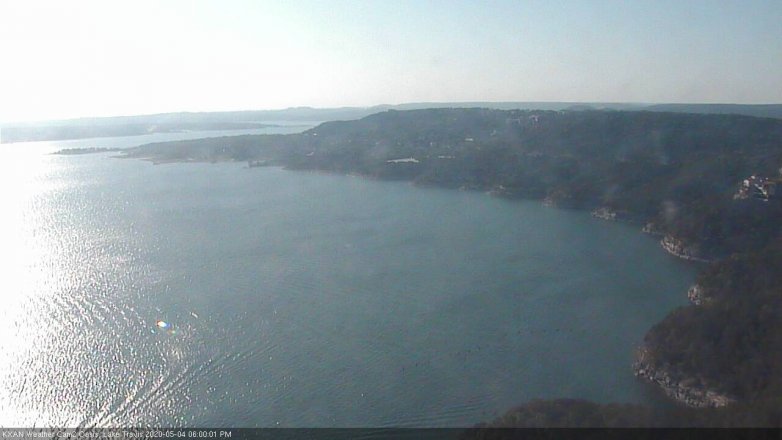 Lake Travis webcam, May 4, 2020 6:00 PM CT