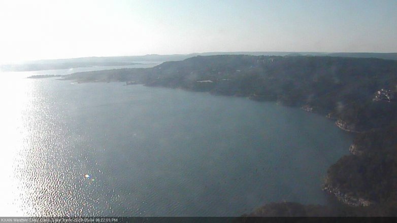 Lake Travis webcam, May 4, 2020 6:25 PM CT