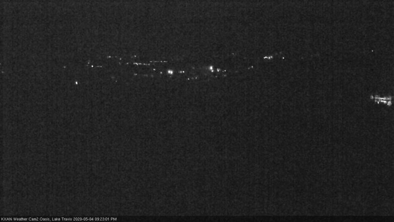 Lake Travis webcam, May 4, 2020 9:25 PM CT