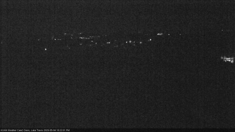 Lake Travis webcam, May 4, 2020 10:25 PM CT