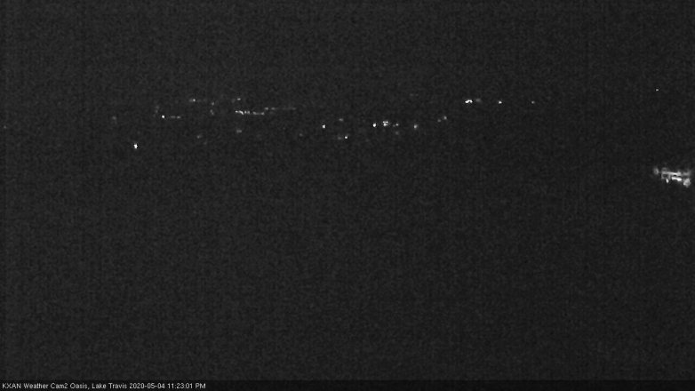 Lake Travis webcam, May 4, 2020 11:25 PM CT