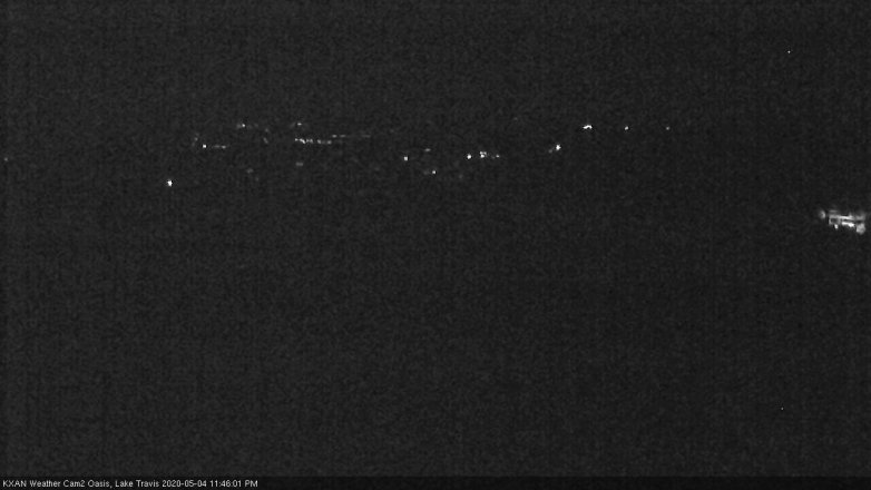 Lake Travis webcam, May 4, 2020 11:45 PM CT