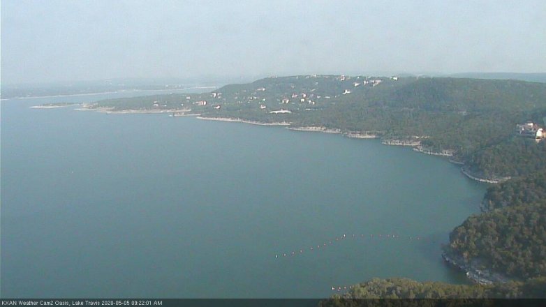 Lake Travis webcam, May 5, 2020 9:25 AM CT