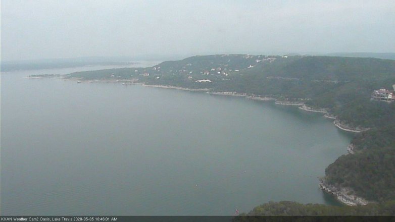 Lake Travis webcam, May 5, 2020 10:45 AM CT