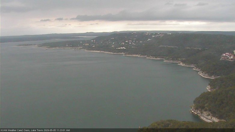 Lake Travis webcam, May 5, 2020 11:25 AM CT