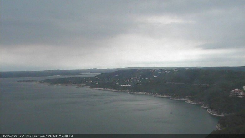 Lake Travis webcam, May 5, 2020 11:45 AM CT