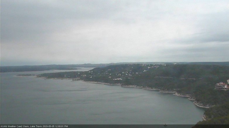 Lake Travis webcam, May 5, 2020 12:00 PM CT