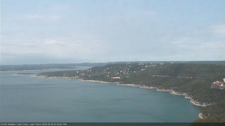 Lake Travis webcam, May 5, 2020 1:00 PM CT