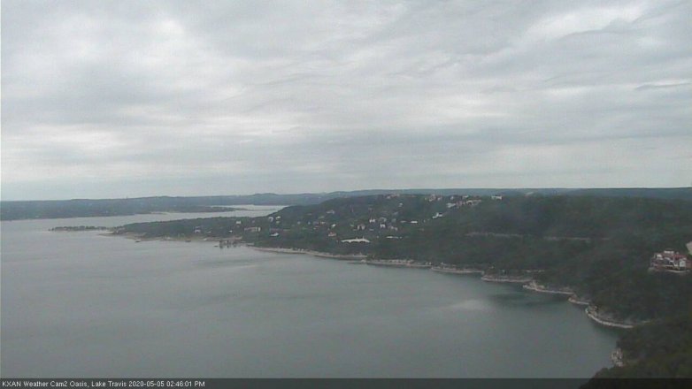 Lake Travis webcam, May 5, 2020 2:45 PM CT