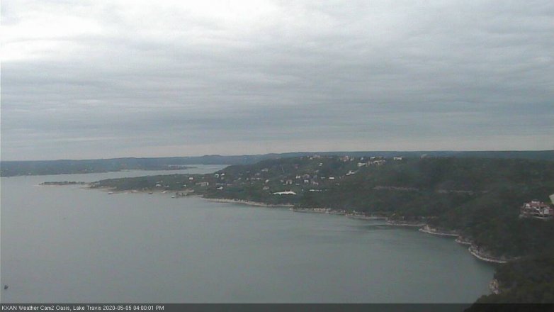 Lake Travis webcam, May 5, 2020 4:00 PM CT