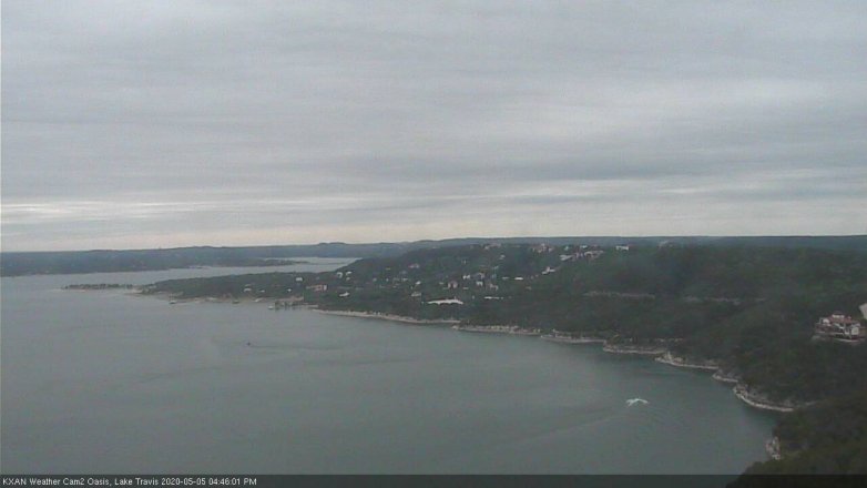 Lake Travis webcam, May 5, 2020 4:45 PM CT
