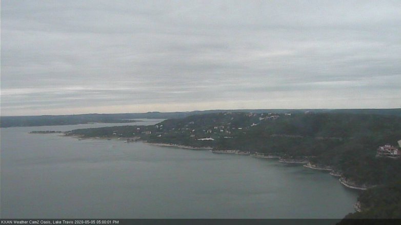 Lake Travis webcam, May 5, 2020 5:00 PM CT