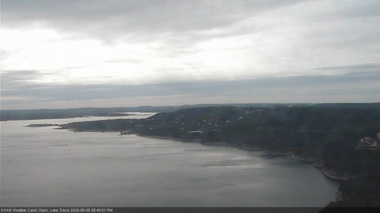 Lake Travis webcam, May 5, 2020 5:45 PM CT