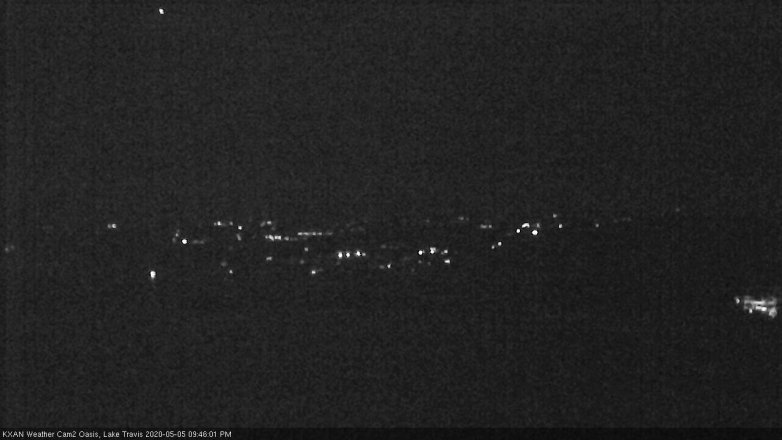 Lake Travis webcam, May 5, 2020 9:45 PM CT