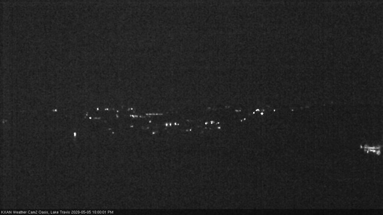 Lake Travis webcam, May 5, 2020 10:00 PM CT
