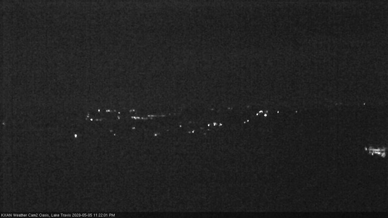 Lake Travis webcam, May 5, 2020 11:25 PM CT