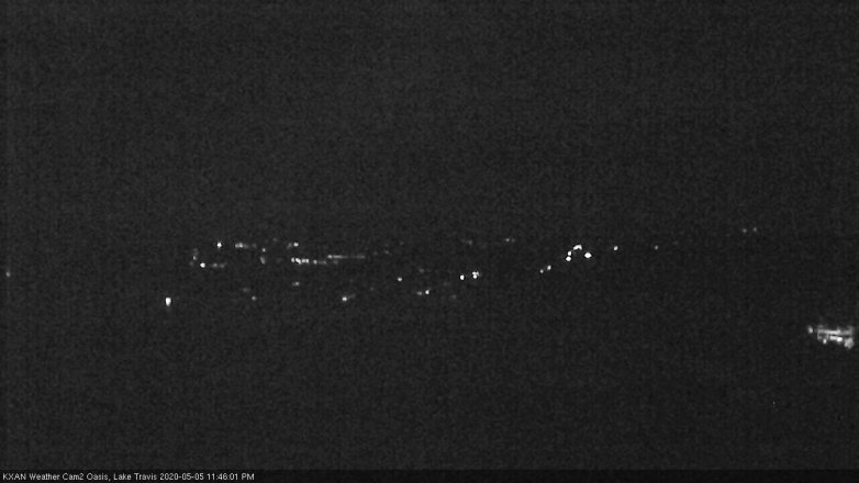 Lake Travis webcam, May 5, 2020 11:45 PM CT