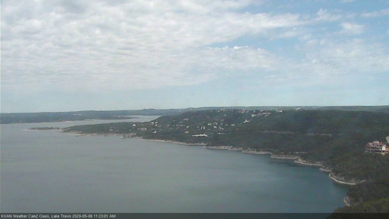 Lake Travis webcam, May 6, 2020 11:25 AM CT