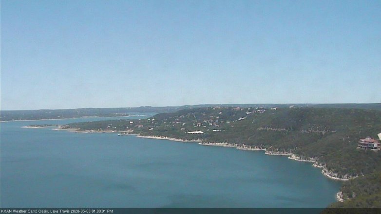 Lake Travis webcam, May 6, 2020 1:00 PM CT