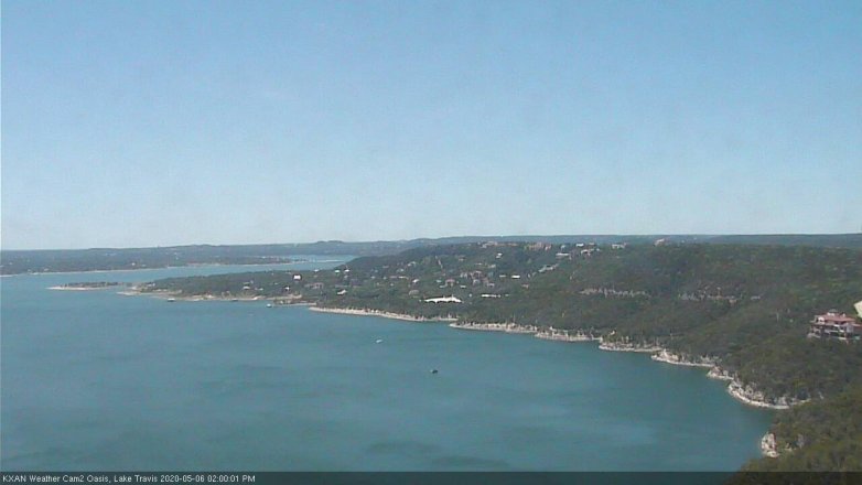 Lake Travis webcam, May 6, 2020 2:00 PM CT