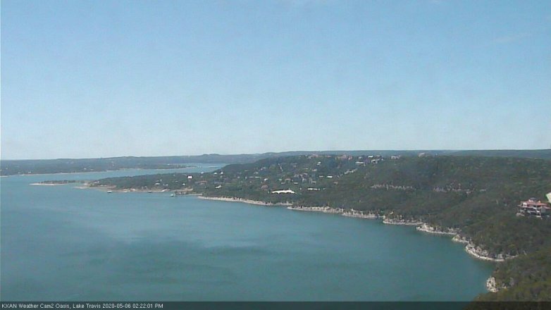 Lake Travis webcam, May 6, 2020 2:25 PM CT