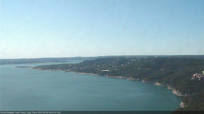 Lake Travis webcam, May 6, 2020 4:25 PM CT