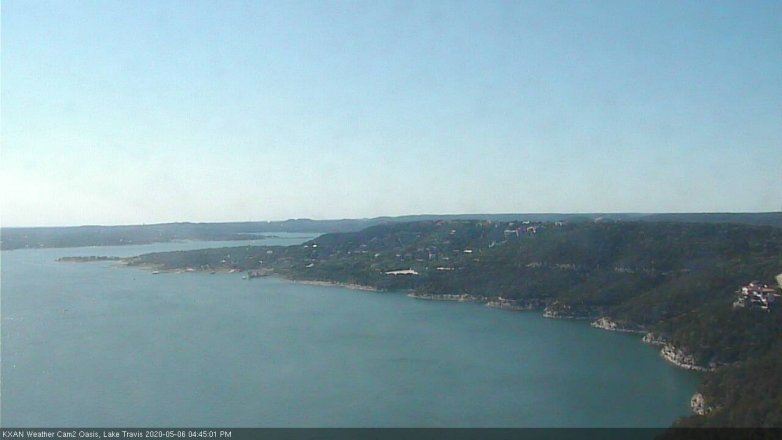 Lake Travis webcam, May 6, 2020 4:45 PM CT