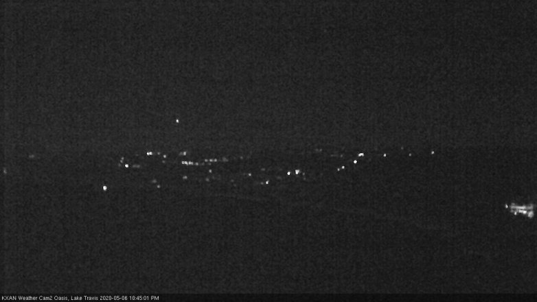 Lake Travis webcam, May 6, 2020 10:45 PM CT