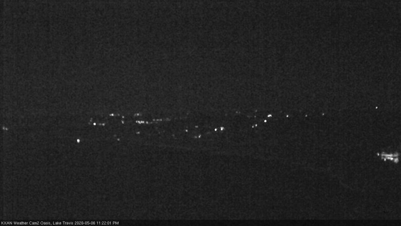 Lake Travis webcam, May 6, 2020 11:25 PM CT