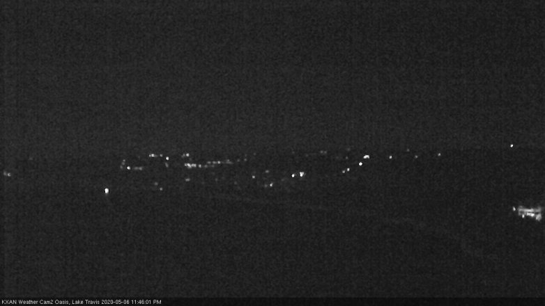 Lake Travis webcam, May 6, 2020 11:45 PM CT