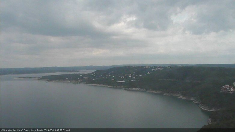 Lake Travis webcam, May 8, 2020 10:00 AM CT
