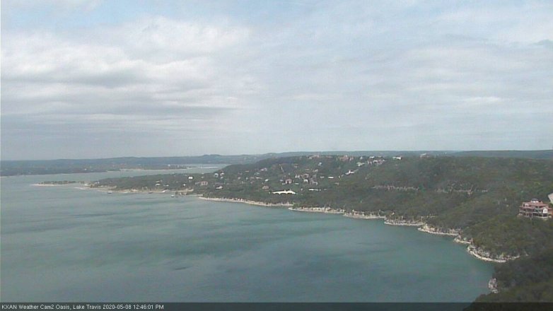 Lake Travis webcam, May 8, 2020 12:45 PM CT