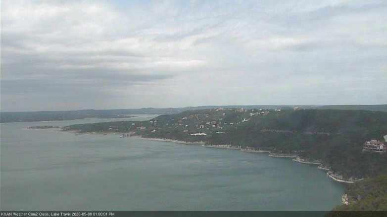 Lake Travis webcam, May 8, 2020 1:00 PM CT