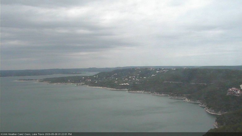 Lake Travis webcam, May 8, 2020 1:25 PM CT