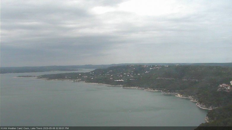 Lake Travis webcam, May 8, 2020 2:00 PM CT