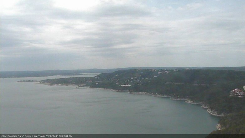 Lake Travis webcam, May 8, 2020 3:25 PM CT