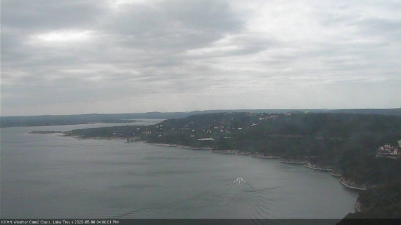 Lake Travis webcam, May 8, 2020 4:00 PM CT