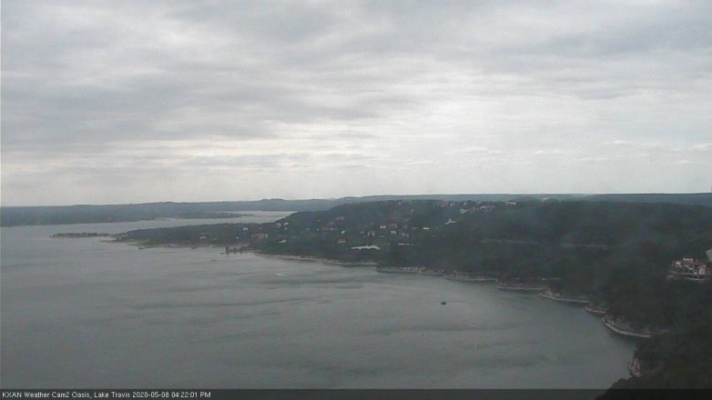 Lake Travis webcam, May 8, 2020 4:25 PM CT